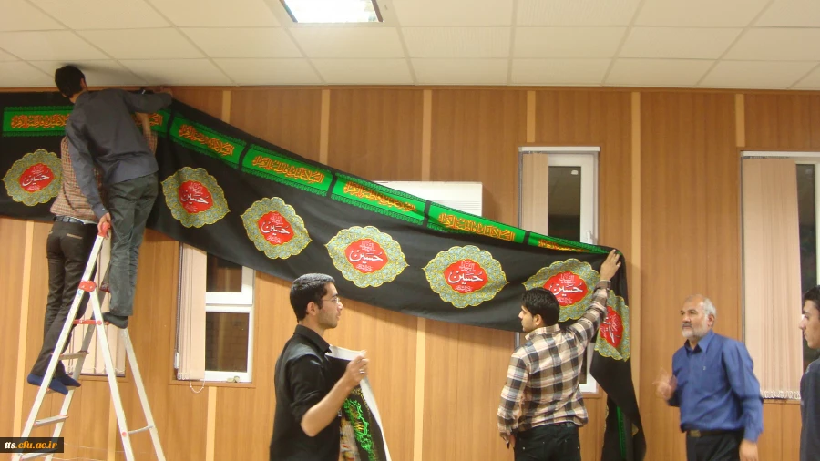 مراسم سیاه پوشان دانشکده علامه طباطبایی