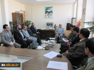 شرکت نماینده دانشکده در جلسه هماهنگی برگزاری مراسم سالروز شهادت سردار شهید حاج حسین محمدیانی