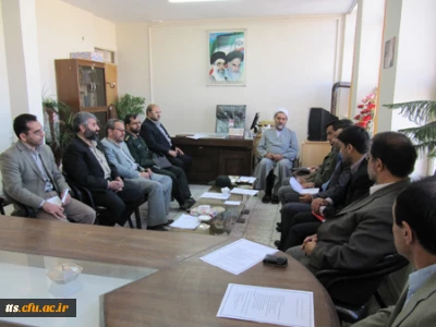 شرکت نماینده دانشکده در جلسه هماهنگی برگزاری مراسم سالروز شهادت سردار شهید حاج حسین محمدیانی