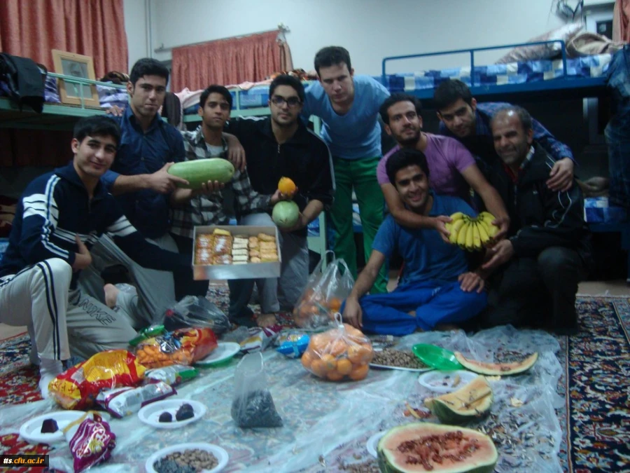برگزاری مراسم شب یلدا در خوابگاه دانشجویان