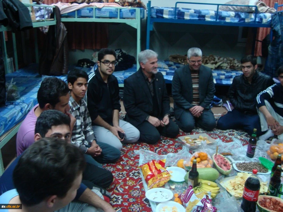 برگزاری مراسم شب یلدا در خوابگاه دانشجویان