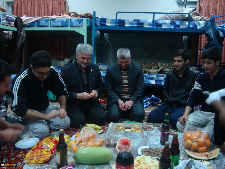 برگزاری مراسم شب یلدا در خوابگاه دانشجویان