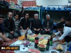 برگزاری مراسم شب یلدا در خوابگاه دانشجویان