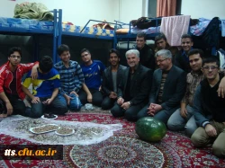 برگزاری مراسم شب یلدا در خوابگاه دانشجویان