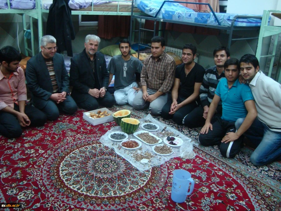 برگزاری مراسم شب یلدا در خوابگاه دانشجویان