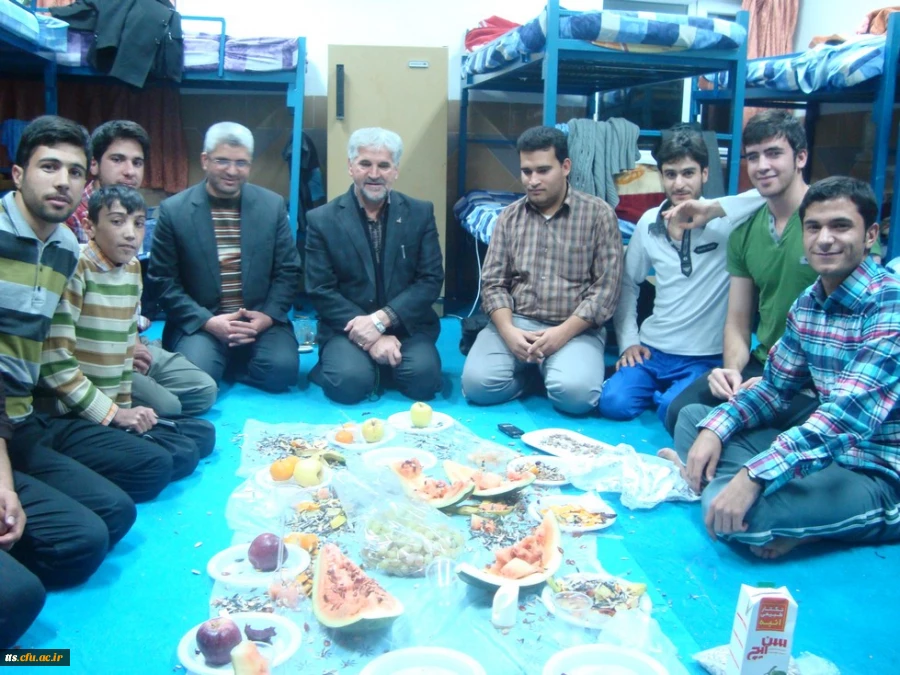 برگزاری مراسم شب یلدا در خوابگاه دانشجویان