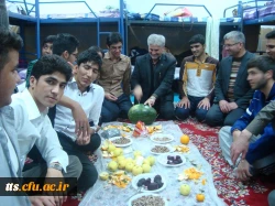 برگزاری مراسم شب یلدا در خوابگاه دانشجویان