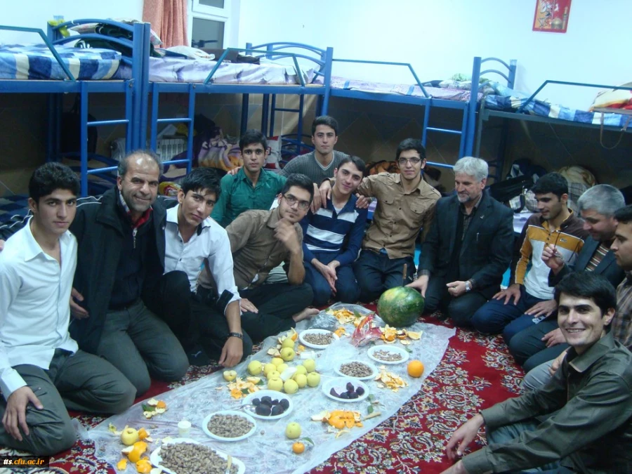 برگزاری مراسم شب یلدا در خوابگاه دانشجویان