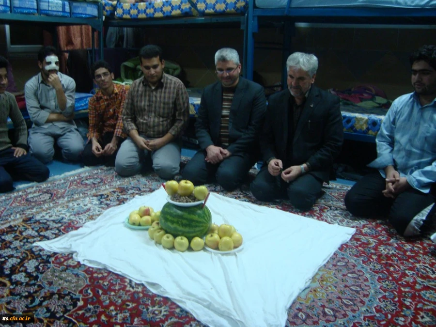 برگزاری مراسم شب یلدا در خوابگاه دانشجویان