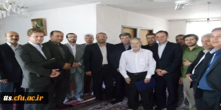 دیدار سرپرست دانشگاه فرهنگیان با حافظ کل قرآن و استاد فرزانه تعلیم و تربیت