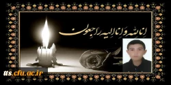 درگذشت دانشجو معلم دانشکده علامه طباطبایی سبزوار سعید احمدی نژاد