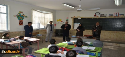 بازدید مسئولین دانشکده از مدارس الداغی و جوکار در قالب طرح کارورزی