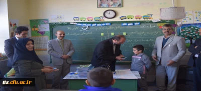 بازدید مسئولین دانشکده از مدرسه شهید بهشتی