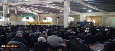 شرکت دانشجویان در نمازجمعه سبزوار