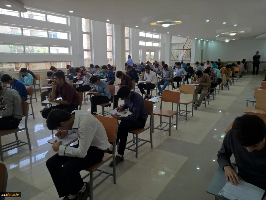 گزارش برگزاری امتحانات مرکز آموزش عالی علامه طباطباییی سبزوار 5