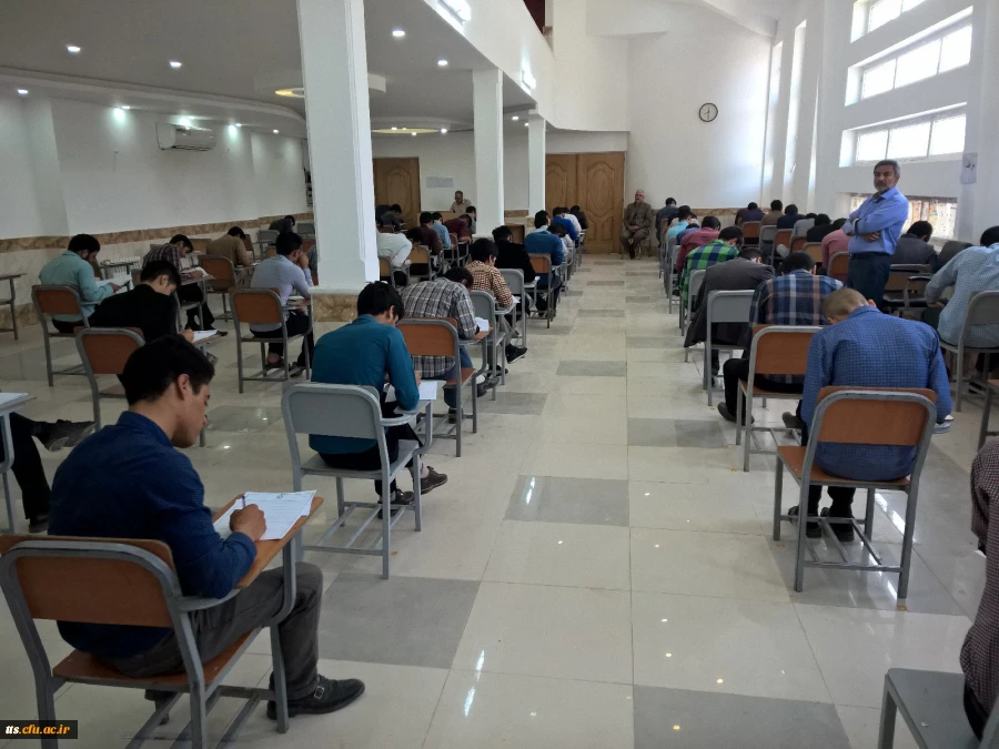 گزارش برگزاری امتحانات مرکز آموزش عالی علامه طباطباییی سبزوار 7