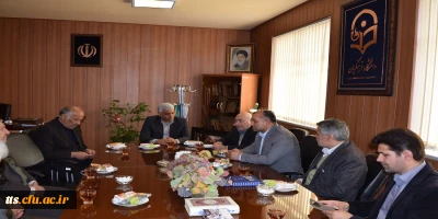 دیدار ریاست و معاونین اداره آموزش و پرورش سبزوار با دکتر بینش