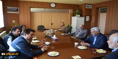 دیدار دکتر حدادنیا ریاست دانشگاه حکیم سبزواری با دکتر بینش