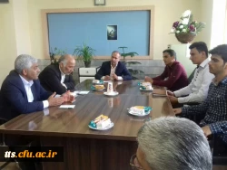 جلسه مسولین واحد دانشکاهی علامه طباطبایی سبزوار با نمایندگان شورای صنفی داتشجویان 2