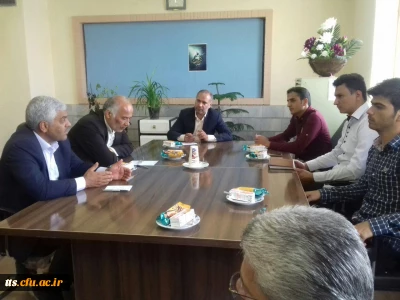 جلسه مسولین واحد دانشکاهی علامه طباطبایی سبزوار با نمایندگان شورای صنفی داتشجویان