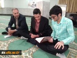 اعزام وشرکت دانشحویان منتخب واحد علامه طباطبایی سبزوار درآزمون های کتبی وشفاهی بخش قرآن وعترت  مرحله استانی  جشنواره فرهنگی دانشجویان دانشگاه  فرهنگیان در محل پردیس شهید بهشتی مشهد مقدس  در روز دوشنبه بیست وپنجم اردیبهشت  ماه . 6