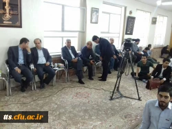 دیدار صمیمی وجلسه  مسولین وجمعی از نمایندگان تشکل های دانشجویی دانشگاه فرهنگیان واحد علامه طباطبایی سبزوار با امام جمعه سبزوار. 2