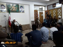 دیدار صمیمی وجلسه  مسولین وجمعی از نمایندگان تشکل های دانشجویی دانشگاه فرهنگیان واحد علامه طباطبایی سبزوار با امام جمعه سبزوار. 4