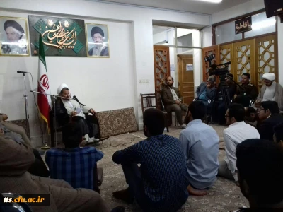 دیدار صمیمی وجلسه  مسولین وجمعی از نمایندگان تشکل های دانشجویی دانشگاه فرهنگیان واحد علامه طباطبایی سبزوار با امام جمعه سبزوار.