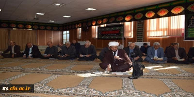 برگزاری سوگواره حسینی همراه با قرائت زیارت عاشورا  ومرثیه خوانی  در دانشگاه فرهنگیان واحد علامه طباطبایی سبزوار  در دهه اول محرم ۱۴۳۹ ه.ق