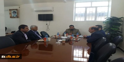 جلسه مسئولین دانشگاه فرهنگیان سبزوار و اداره راه و شهر سازی شهرستان