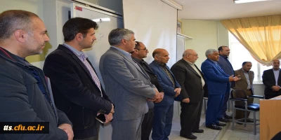 حضور معاون مدیر کل آموزش و پرورش و مدیر آموزش و پرورش سبزوار و هیات همراه  به مناسبت روز دانشجو در دانشگاه فرهنگیان سبزوار