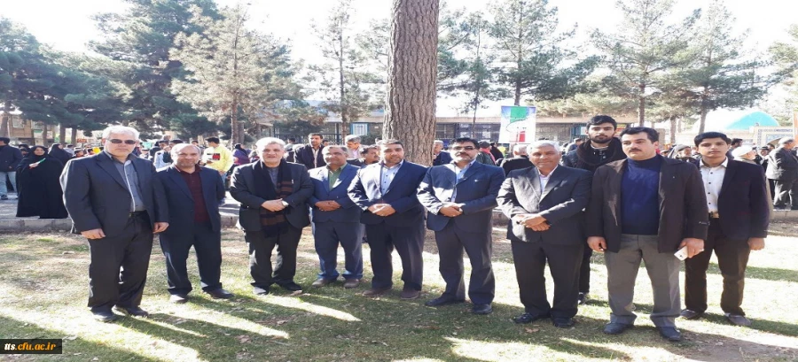 حضور دانشجویان اساتید و کارکنان دانشگاه فرهنگیان سبزوار در راهپیمایی 22 بهمن  3