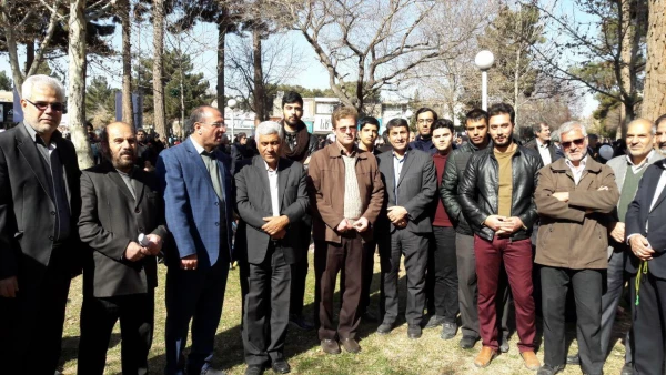 حضور دانشجویان اساتید و کارکنان دانشگاه فرهنگیان سبزوار در راهپیمایی 22 بهمن  4