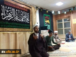 تصاویر برگزاری مراسم های عزاداری درشب های فاطمیه (س) در نماز خانه دانشگاه فرهنگیان واحد علامه طباطبایی سبزوار به همت هیئت فرهنگی مذهبی احباب الحسین ( ع) 2