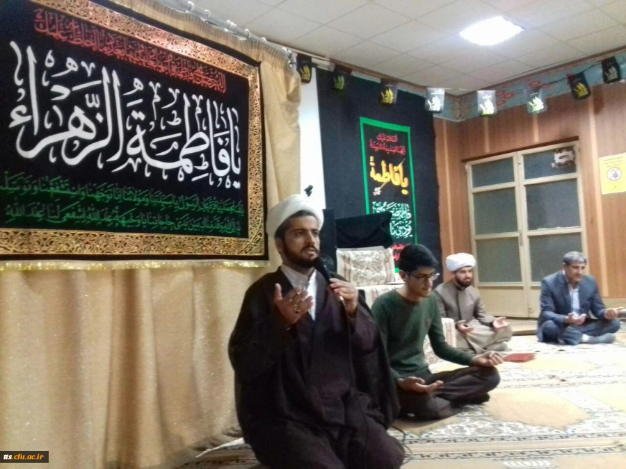 تصاویر برگزاری مراسم های عزاداری درشب های فاطمیه (س) در نماز خانه دانشگاه فرهنگیان واحد علامه طباطبایی سبزوار به همت هیئت فرهنگی مذهبی احباب الحسین ( ع) 2