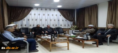 حضور حجت الاسلام والمسلمین میرزایی  نماینده محترم دفتر نهاد مقام معظم رهبری در مرکز علامه طباطبایی سبزوار