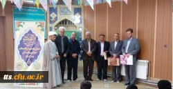 تجلیل از همکاران جانباز دانشگاه فرهنگیان سبزوار همزمان باسالروز میلاد حضرت ابوالفضل العباس ع وروز جانباز  3