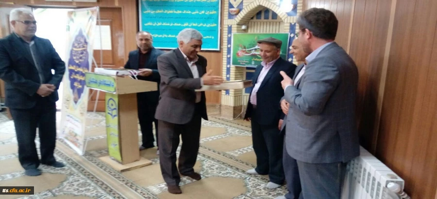 تجلیل از همکاران جانباز دانشگاه فرهنگیان سبزوار همزمان باسالروز میلاد حضرت ابوالفضل العباس ع وروز جانباز  4