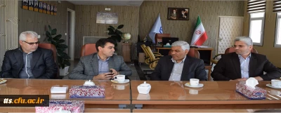 دیدار ریاست و کارکنان دانشگاه فرهنگیان سبزوار  با دکتر مولوی ریاست دانشگاه حکیم سبزواری