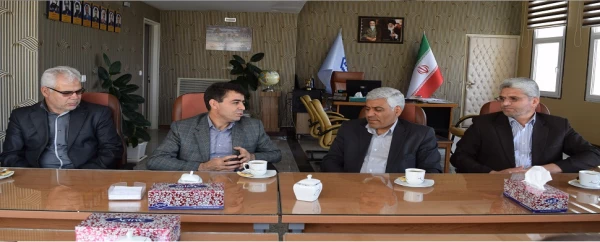 دیدار ریاست و کارکنان دانشگاه فرهنگیان سبزوار  با دکتر مولوی ریاست دانشگاه حکیم سبزواری  2