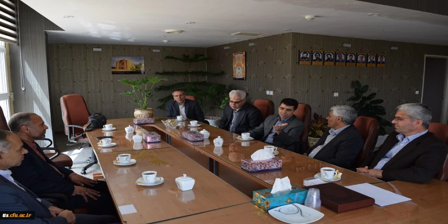 دیدار ریاست و کارکنان دانشگاه فرهنگیان سبزوار  با دکتر مولوی ریاست دانشگاه حکیم سبزواری  3