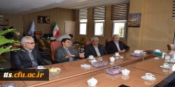 دیدار ریاست و کارکنان دانشگاه فرهنگیان سبزوار  با دکتر مولوی ریاست دانشگاه حکیم سبزواری  4