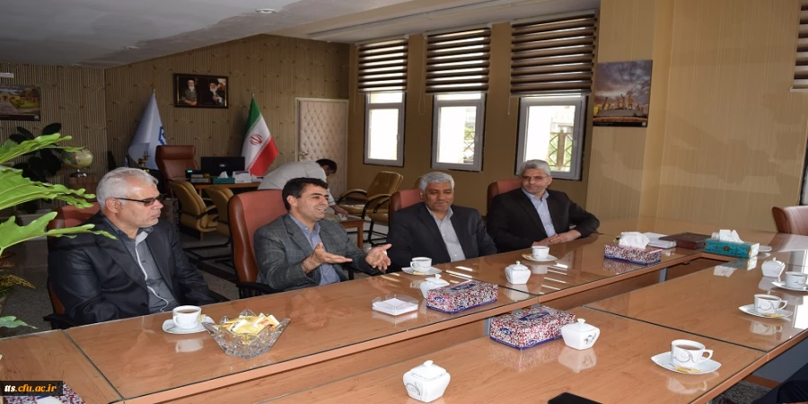 دیدار ریاست و کارکنان دانشگاه فرهنگیان سبزوار  با دکتر مولوی ریاست دانشگاه حکیم سبزواری  4
