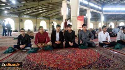 حضور دانشجومعلمان دانشگاه فرهنگیان سبزوار در نماز جمعه
