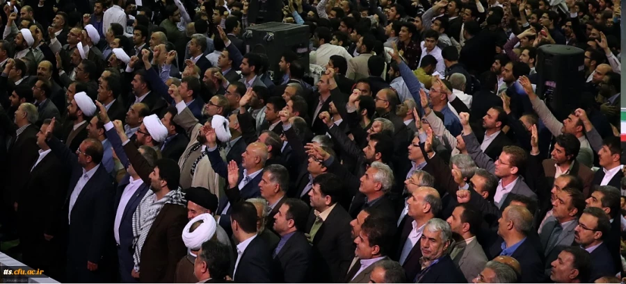 دیدار دانشجو معلمان ، استادان و کارکنان دانشگاه فرهنگیان کشور با مقام معظم رهبری در پردیس نسیبه تهران 3