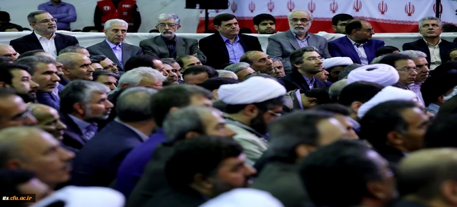 دیدار دانشجو معلمان ، استادان و کارکنان دانشگاه فرهنگیان کشور با مقام معظم رهبری در پردیس نسیبه تهران 5