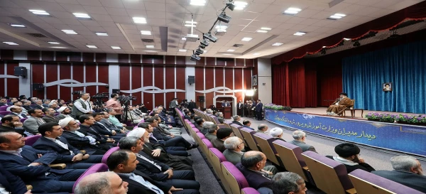 دیدار دانشجو معلمان ، استادان و کارکنان دانشگاه فرهنگیان کشور با مقام معظم رهبری در پردیس نسیبه تهران 7