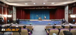 دیدار دانشجو معلمان ، استادان و کارکنان دانشگاه فرهنگیان کشور با مقام معظم رهبری در پردیس نسیبه تهران 8