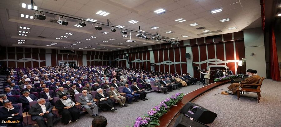 دیدار دانشجو معلمان ، استادان و کارکنان دانشگاه فرهنگیان کشور با مقام معظم رهبری در پردیس نسیبه تهران 10