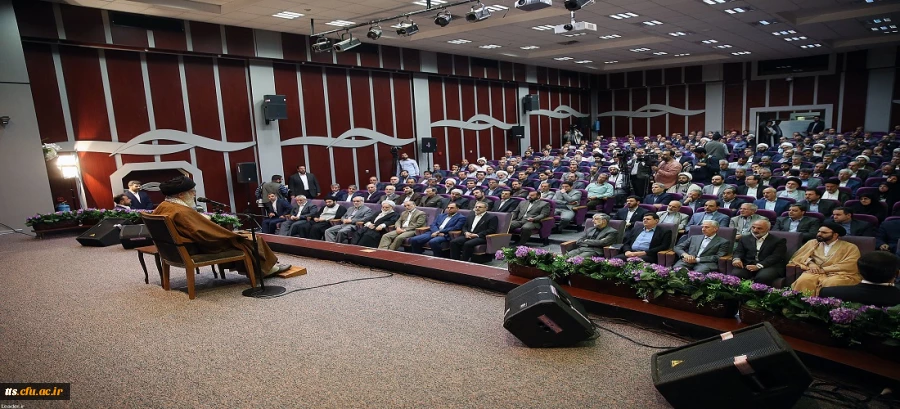 دیدار دانشجو معلمان ، استادان و کارکنان دانشگاه فرهنگیان کشور با مقام معظم رهبری در پردیس نسیبه تهران 11